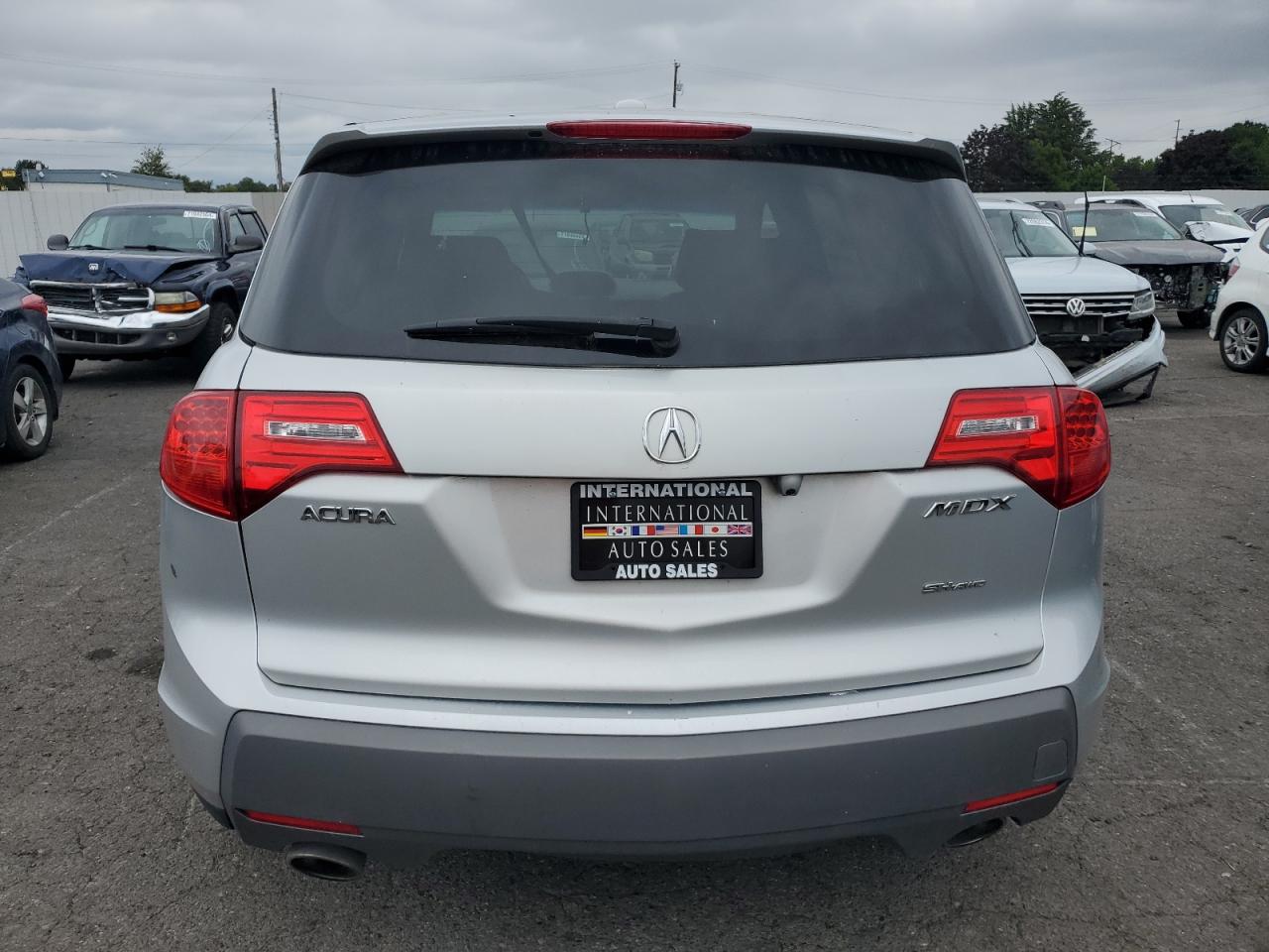 2009 Acura MDX VIN 2HNYD28409H531485 Copart auction photo, front end / side damage thumbnail 6