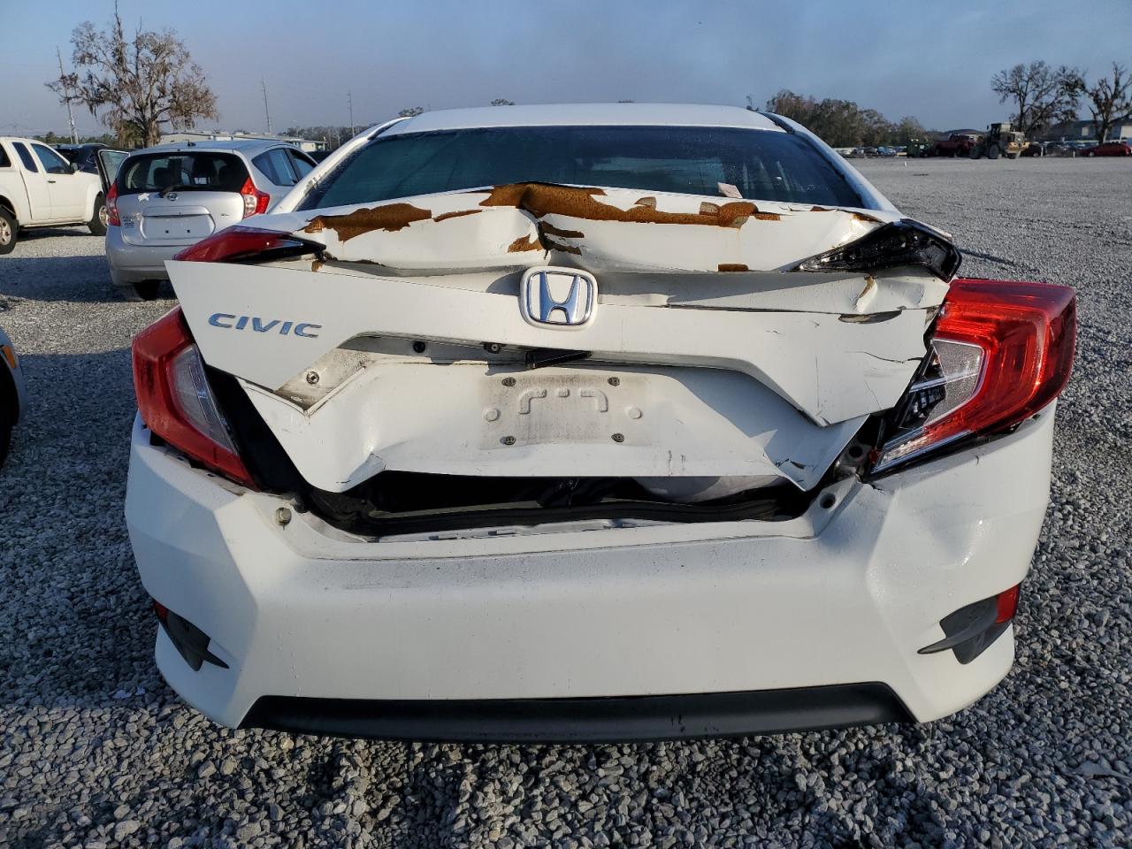 2016 Honda Civic VIN 19XFC2F50GE062130 Copart auction photo, rear end damage thumbnail 6