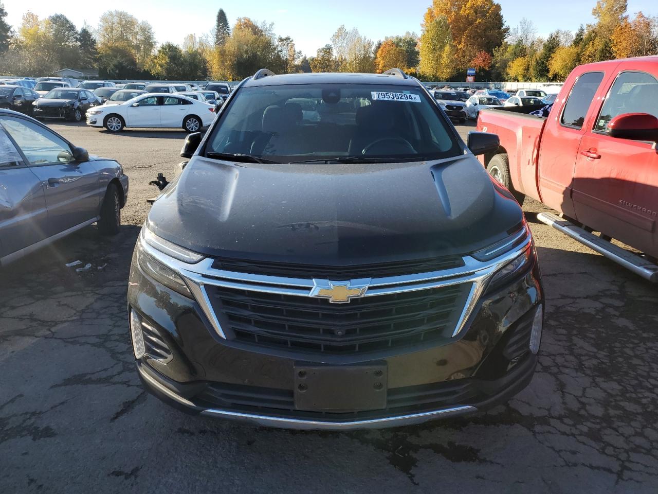 2022 Chevrolet Equinox VIN 3GNAXUEV3NL314349 Copart auction photo, rear end damage thumbnail 5