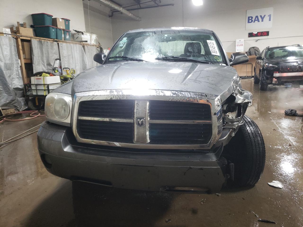 2005 Dodge Dakota VIN 1D7HE48K45S326208 Copart auction photo, side damage thumbnail 5