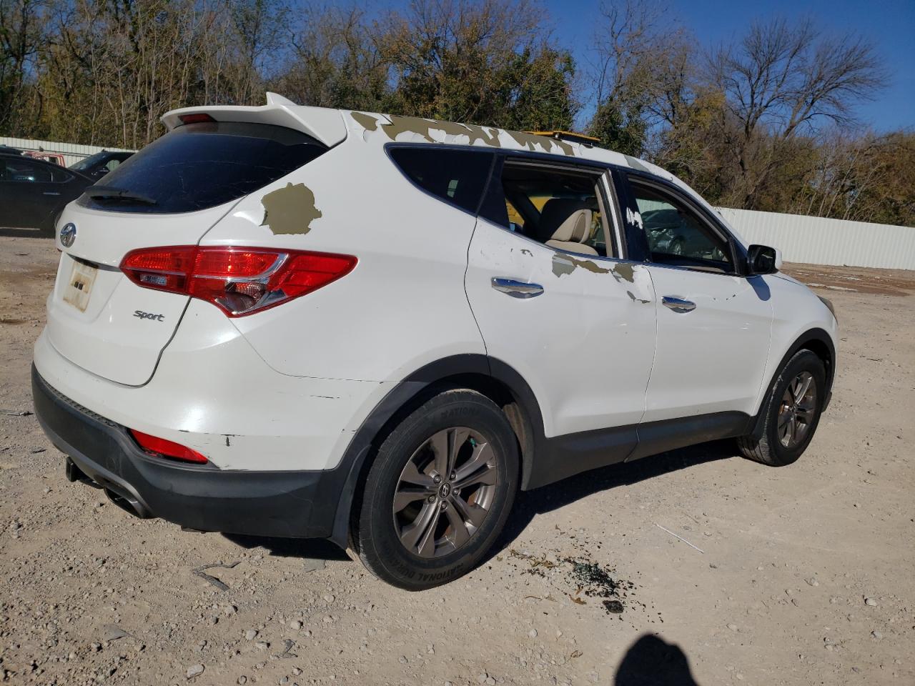 2013 Hyundai Santa Fe VIN 5XYZT3LB8DG013950 Copart auction photo, side / minor dent/scratches damage thumbnail 3
