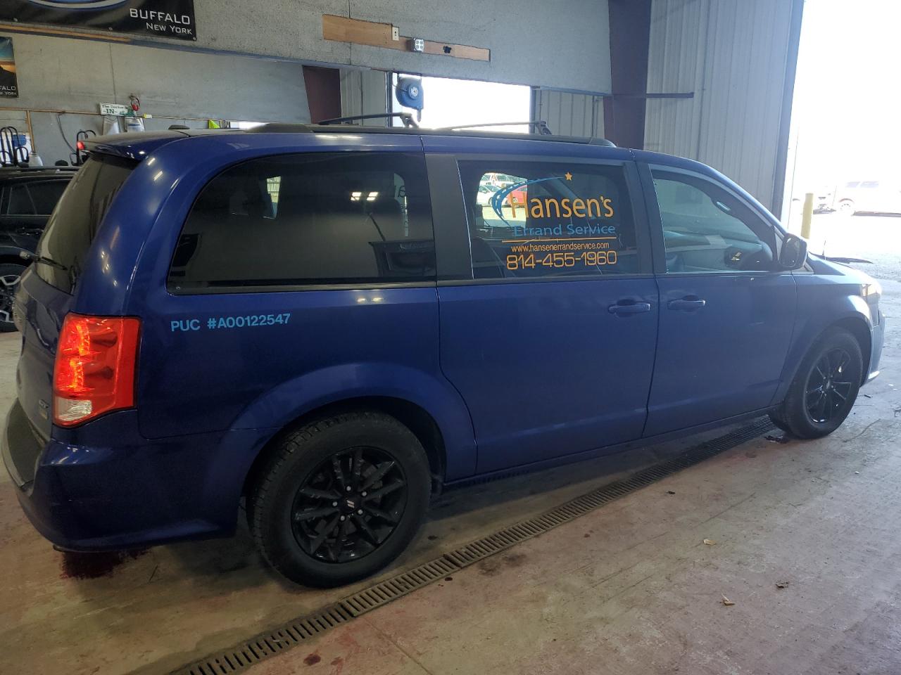 2019 Dodge Caravan VIN 2C4RDGEG5KR735639 Copart auction photo, front end damage thumbnail 3