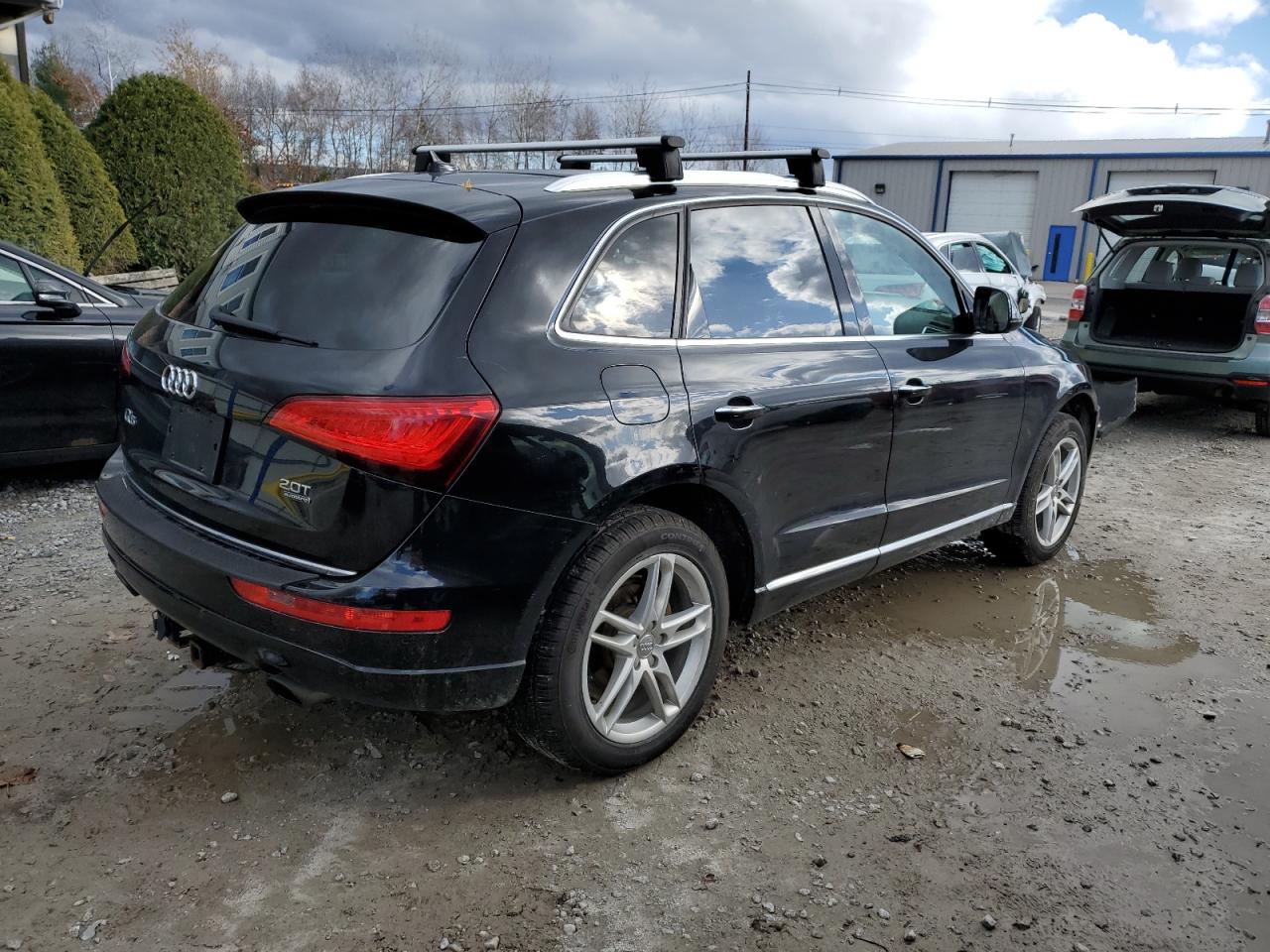 2017 Audi Q5 VIN WA1C2AFP3HA080265 Copart auction photo, front end damage thumbnail 3