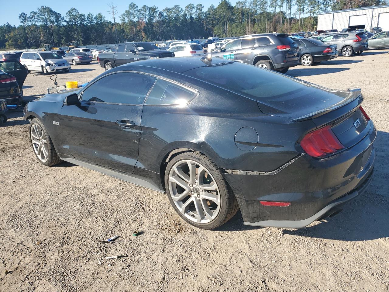 2021 Ford Mustang VIN 1FA6P8CF3M5110320 Copart auction photo, front end damage thumbnail 2