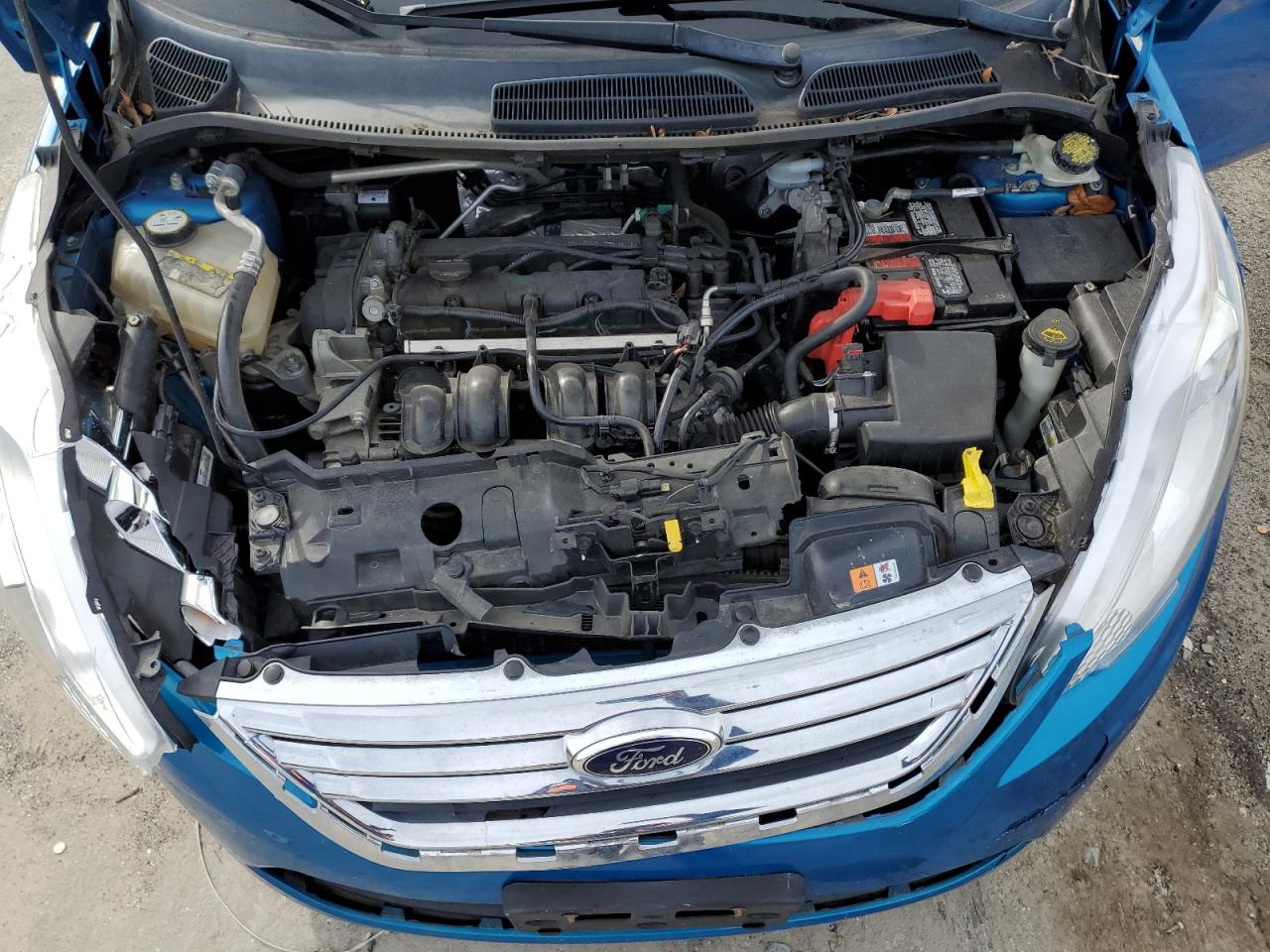 2013 Ford Fiesta VIN 3FADP4BJ4DM158067 Copart auction photo, front end damage thumbnail 11