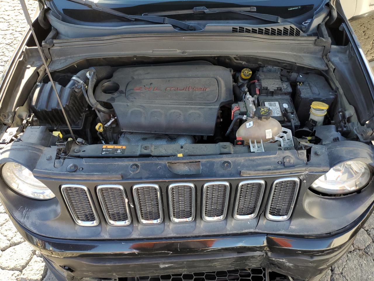 2017 Jeep Renegade VIN ZACCJABB1HPF53227 Copart auction photo, front end damage thumbnail 11