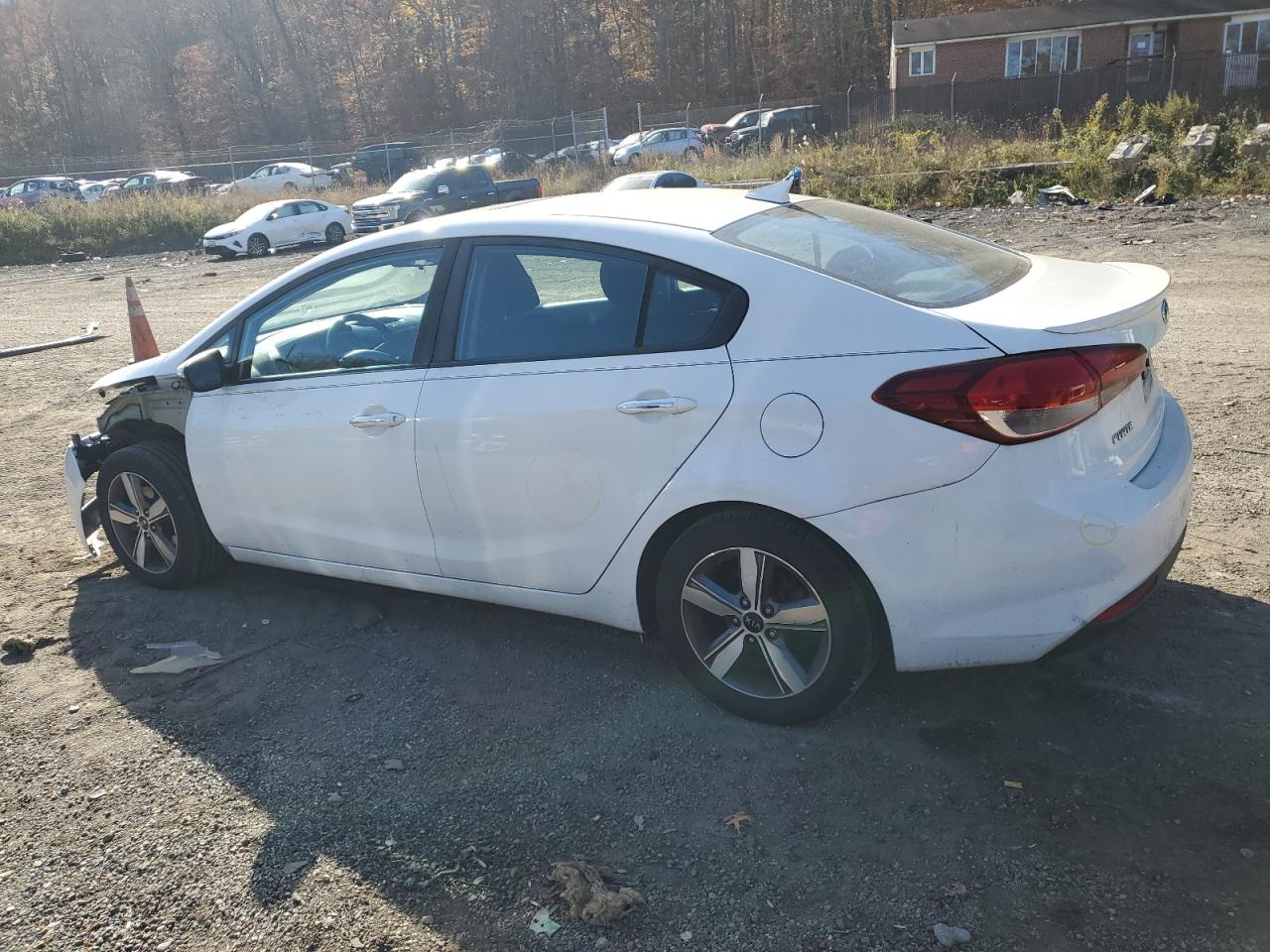 2018 KIA Forte VIN 3KPFL4A72JE218003 Copart auction photo, front end damage thumbnail 2