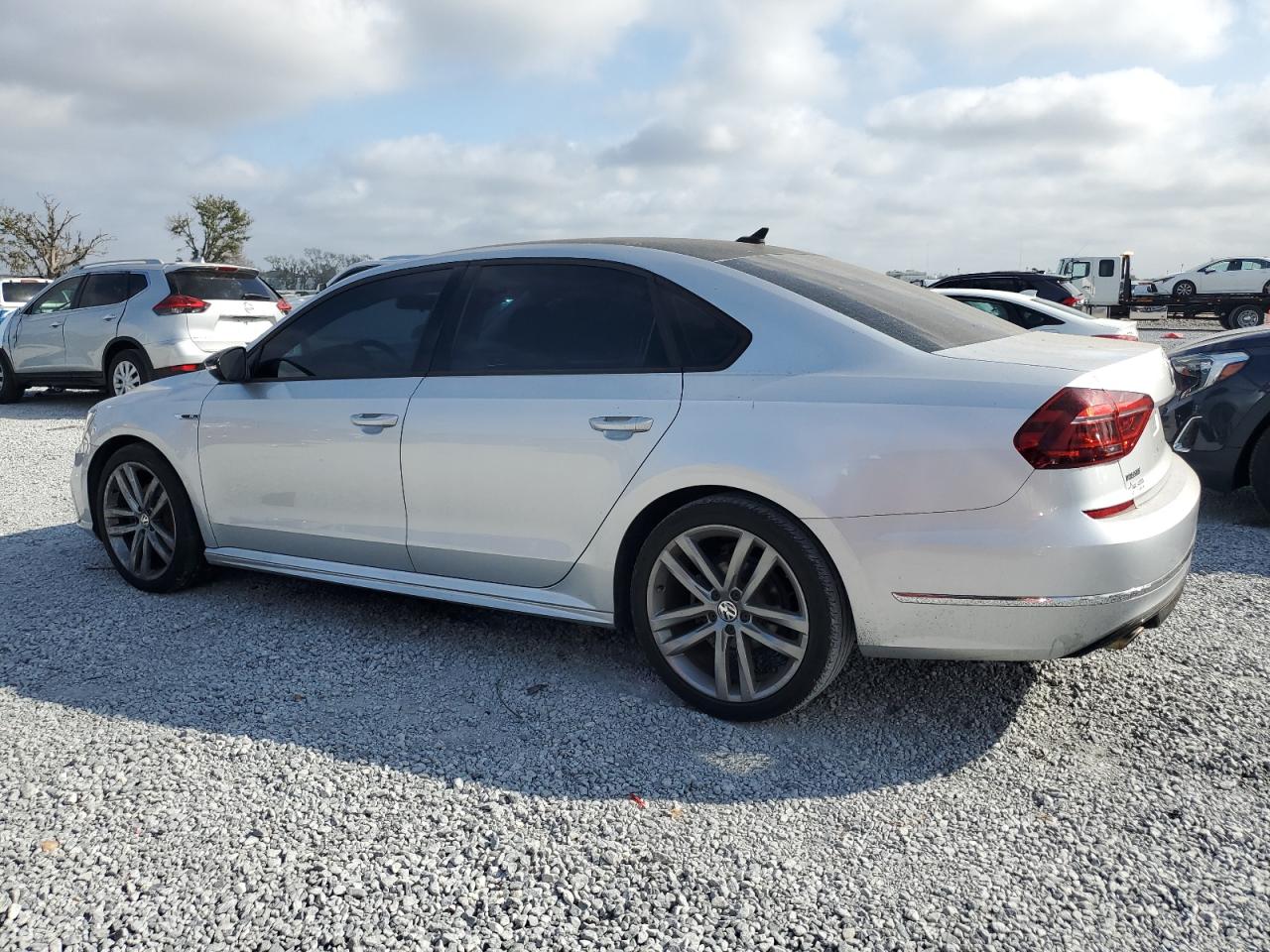 2018 Volkswagen Passat VIN 1VWAA7A34JC045538 Copart auction photo, front end / side damage thumbnail 2