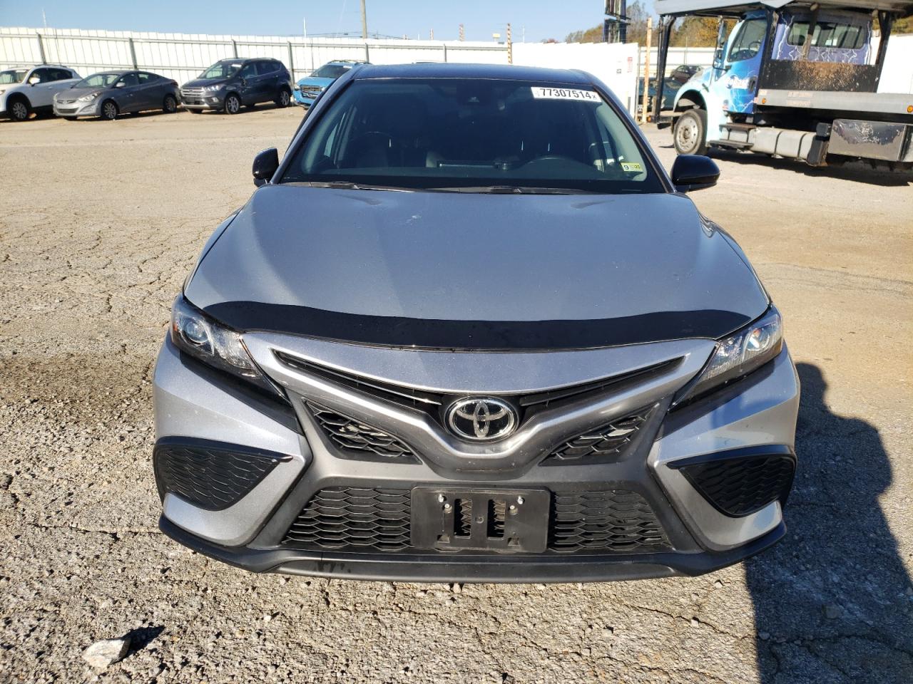 2021 Toyota Camry VIN 4T1G11BK1MU037990 Copart auction photo, front end / side damage thumbnail 5