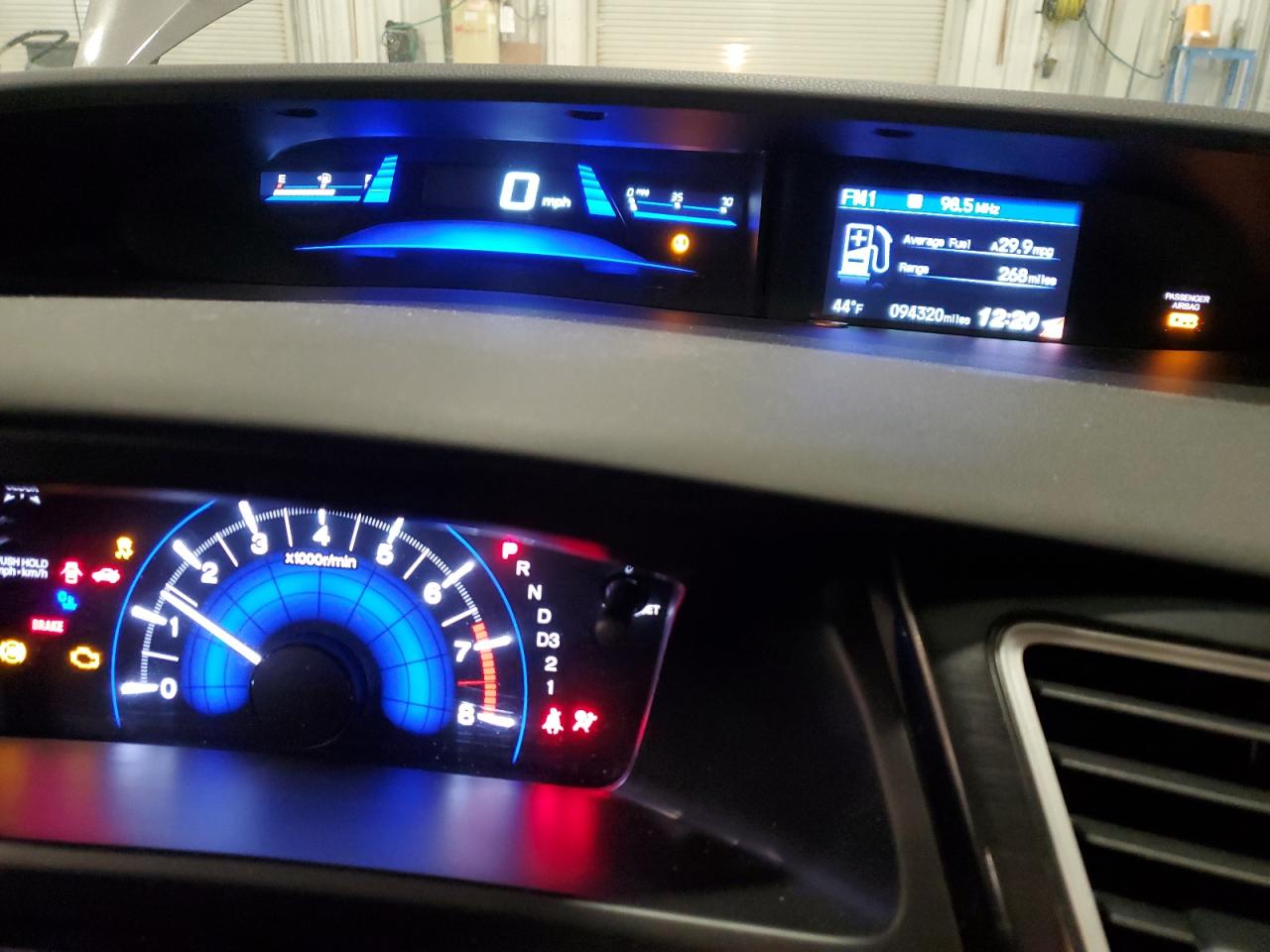 2013 Honda Civic VIN 19XFB2F55DE044785 Copart auction photo, front end / rear end damage thumbnail 9