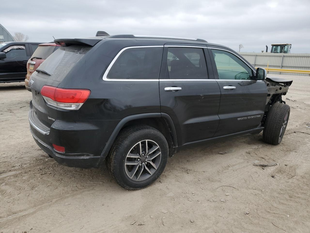 2019 Jeep Grand Cherokee VIN 1C4RJFBG6KC553318 Copart auction photo, front end damage thumbnail 3