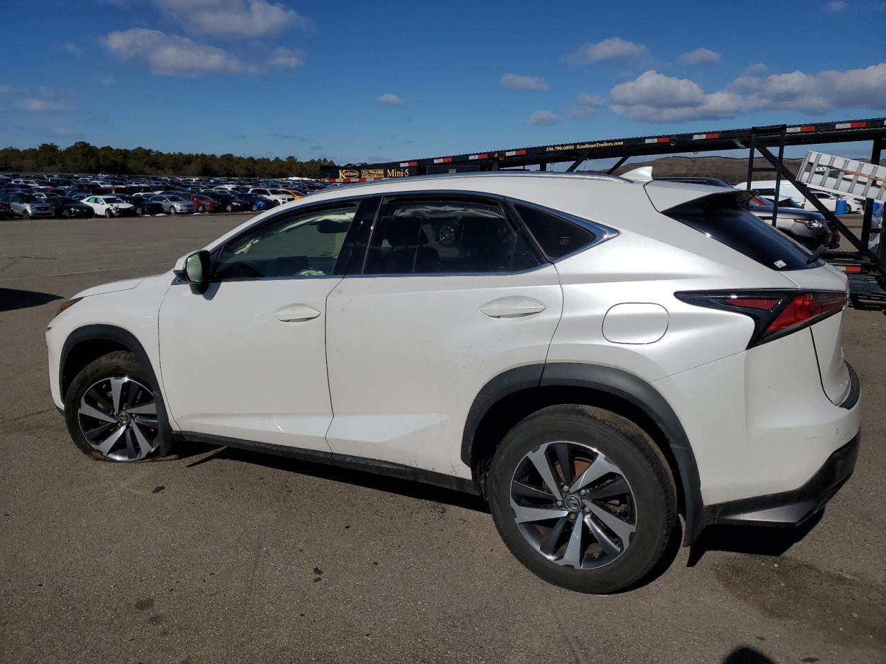 2020 Lexus NX VIN JTJGARDZ3L2218206 Copart auction photo, front end / minor dent/scratches damage thumbnail 2