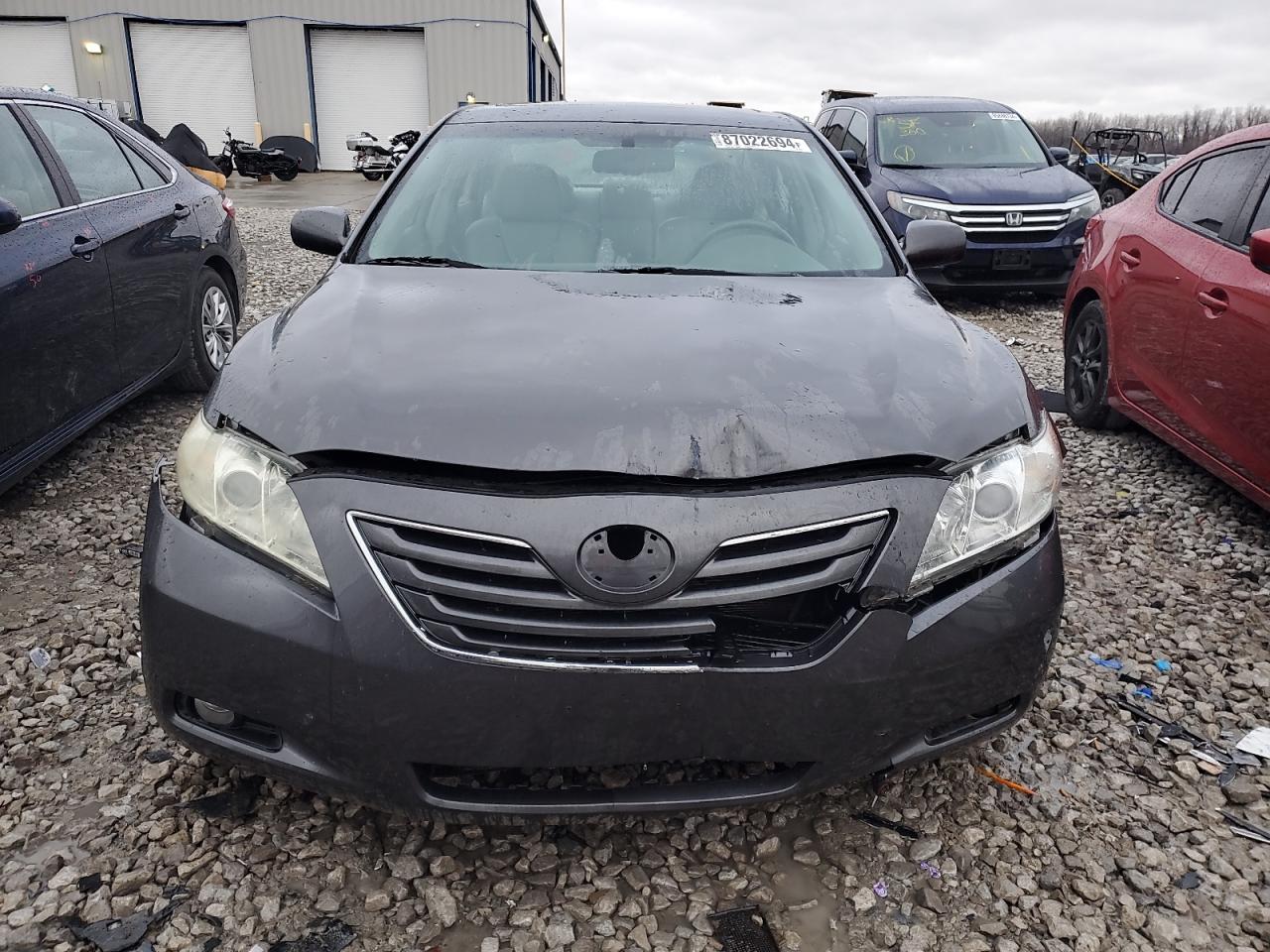 2007 Toyota Camry VIN 4T1BK46K37U044219 Copart auction photo, front end / side damage thumbnail 5