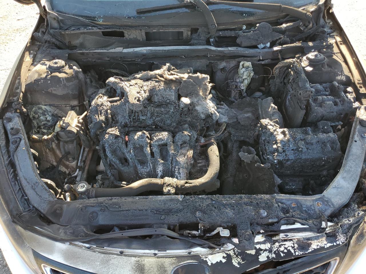2014 KIA Optima VIN 5XXGN4A72EG279296 Copart auction photo, burn - engine / minor dent/scratches damage thumbnail 12