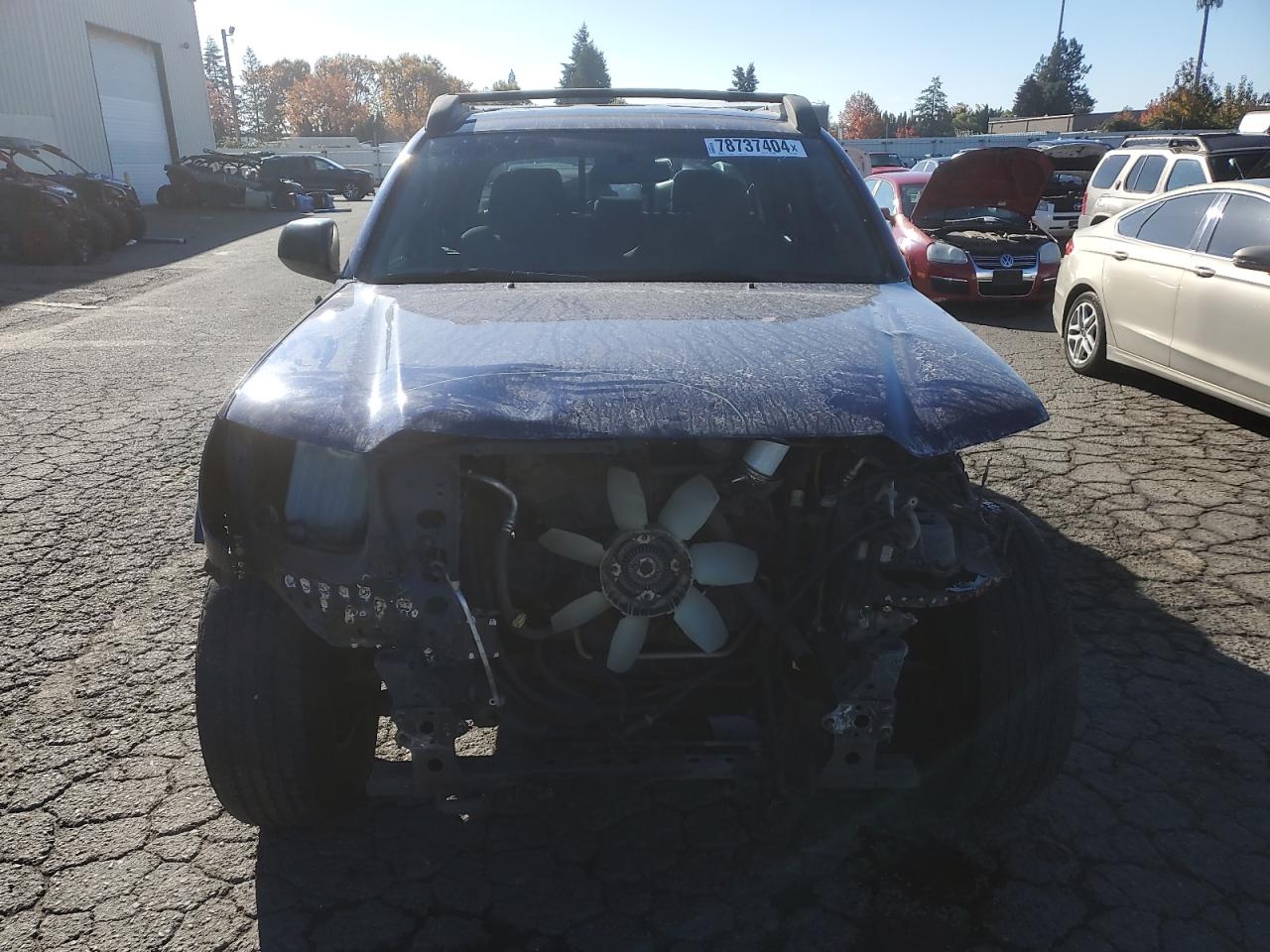 2014 Toyota Tacoma VIN 3TMLU4ENXEM159769 Copart auction photo, all over damage thumbnail 5