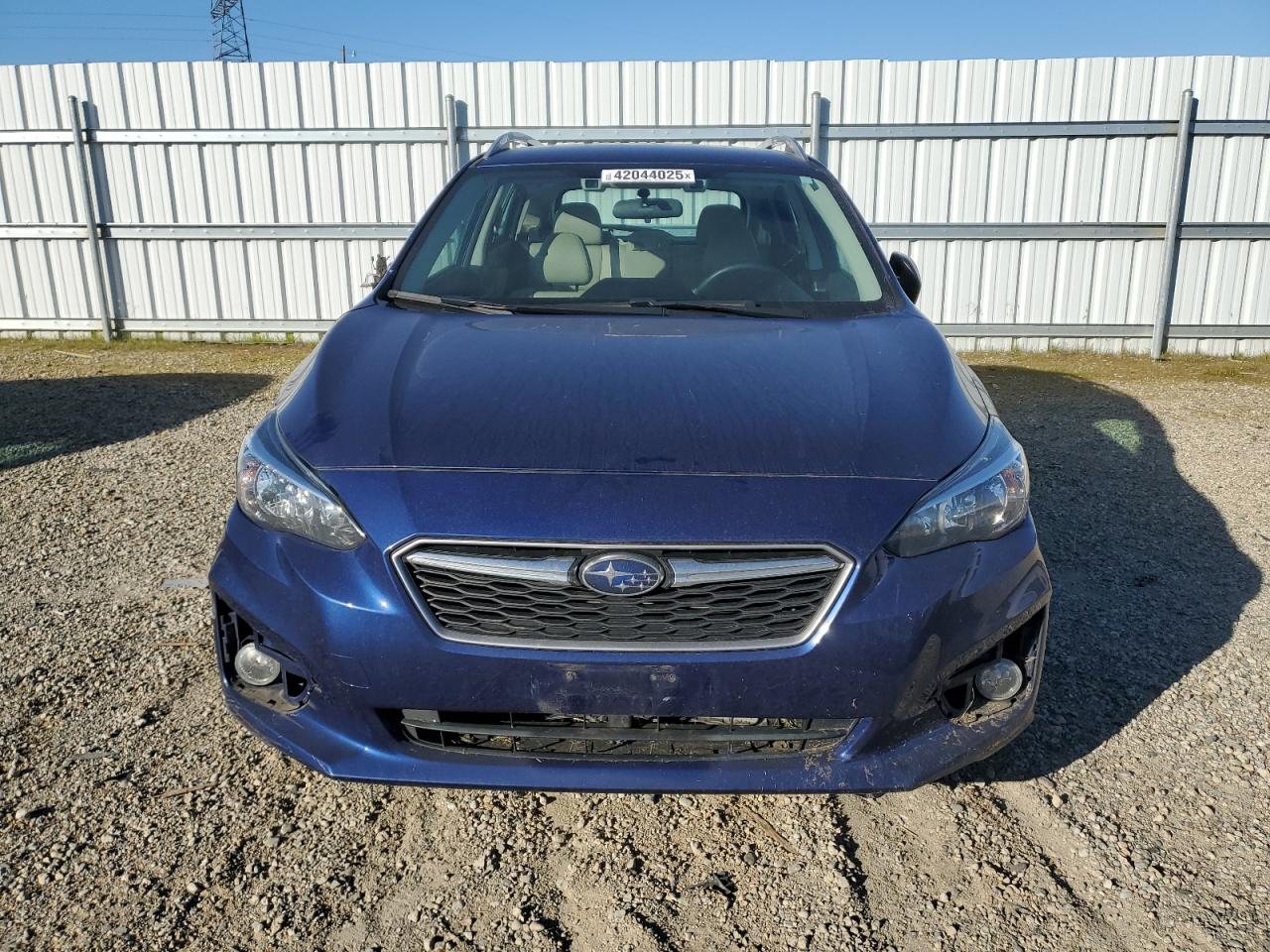 2017 Subaru Impreza VIN 4S3GTAD62H3745417 Copart auction photo, front end / side damage thumbnail 5