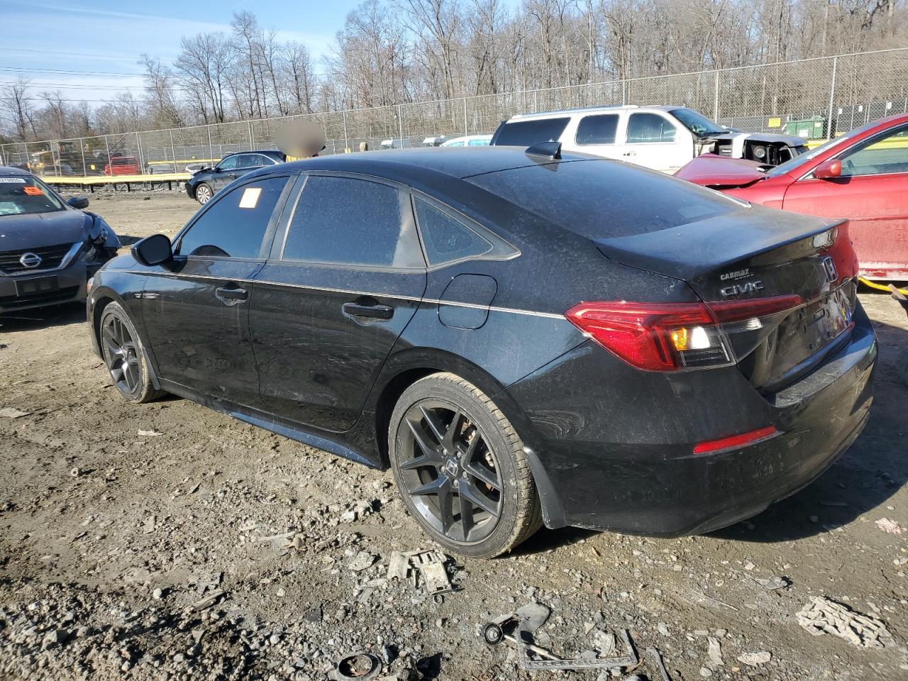 2022 Honda Civic VIN 2HGFE2F57NH562878 Copart auction photo, minor dent/scratches damage thumbnail 2