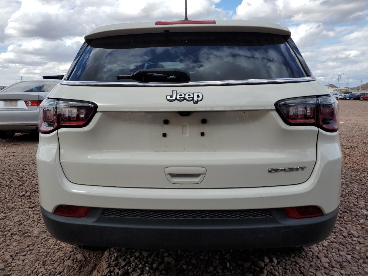 2019 Jeep Compass VIN 3C4NJCAB1KT736844 Copart auction photo, front end damage thumbnail 6