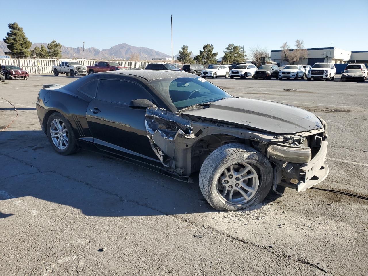 2014 Chevrolet Camaro VIN 2G1FA1E3XE9262372 Copart auction photo, front end damage thumbnail 4