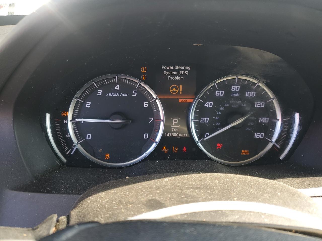 2017 Acura MDX VIN 5FRYD4H39HB004797 Copart auction photo, side / front end damage thumbnail 9