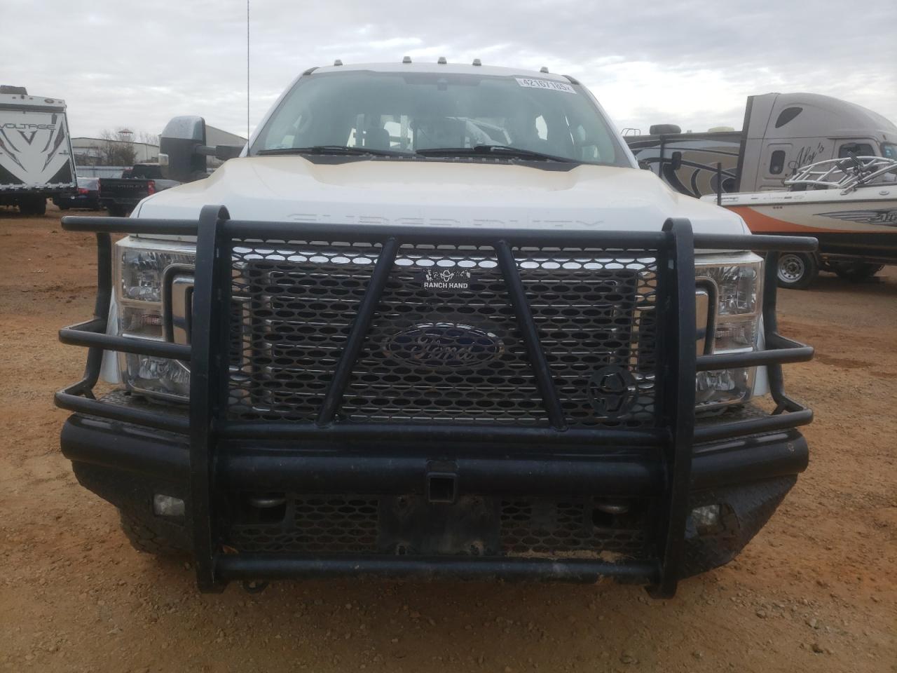 2020 Ford F450 VIN 1FT8W4DT6LEC41131 Copart auction photo, side / top/roof damage thumbnail 5