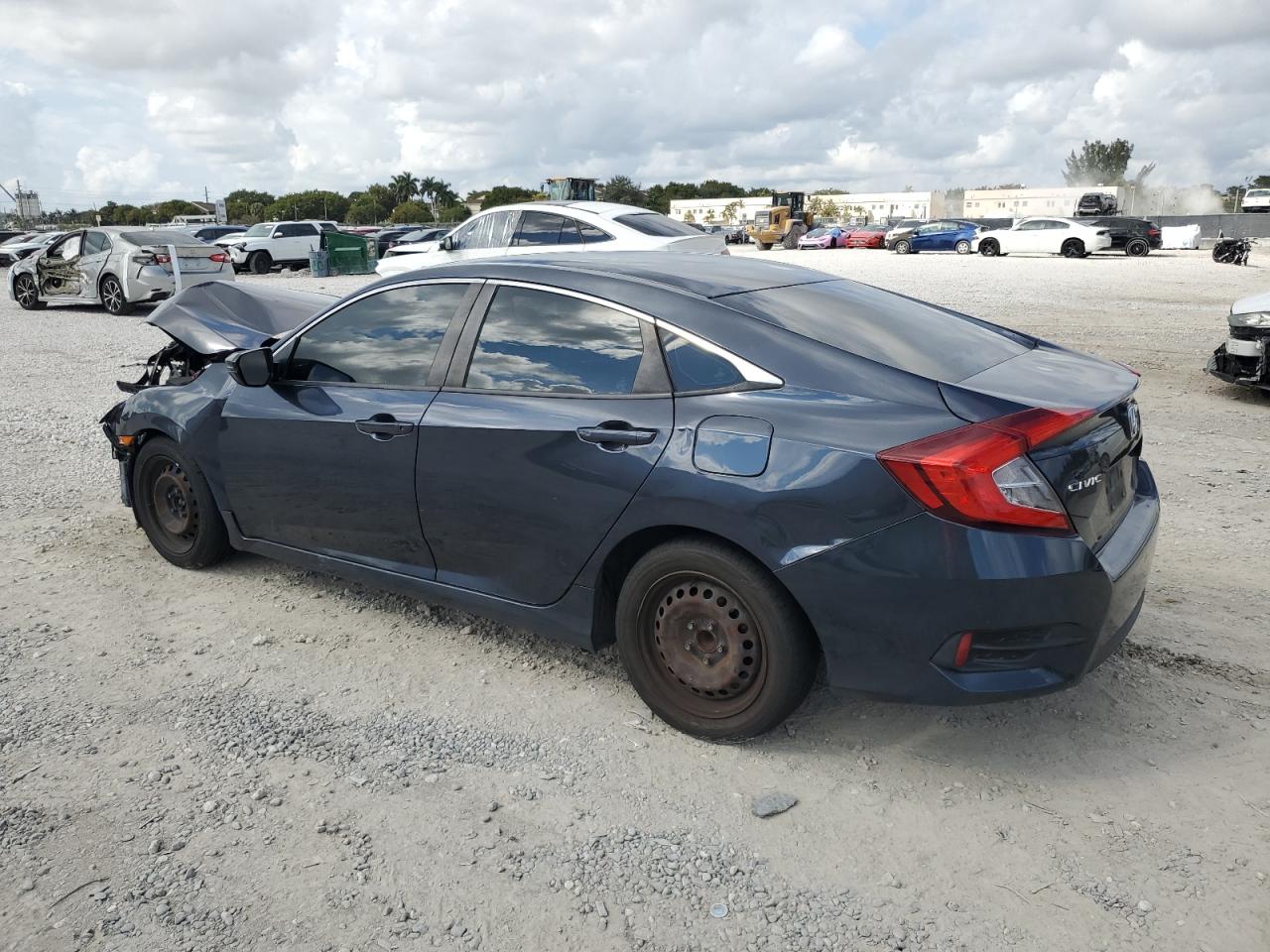 2017 Honda Civic VIN 19XFC2F58HE000038 Copart auction photo, front end damage thumbnail 2