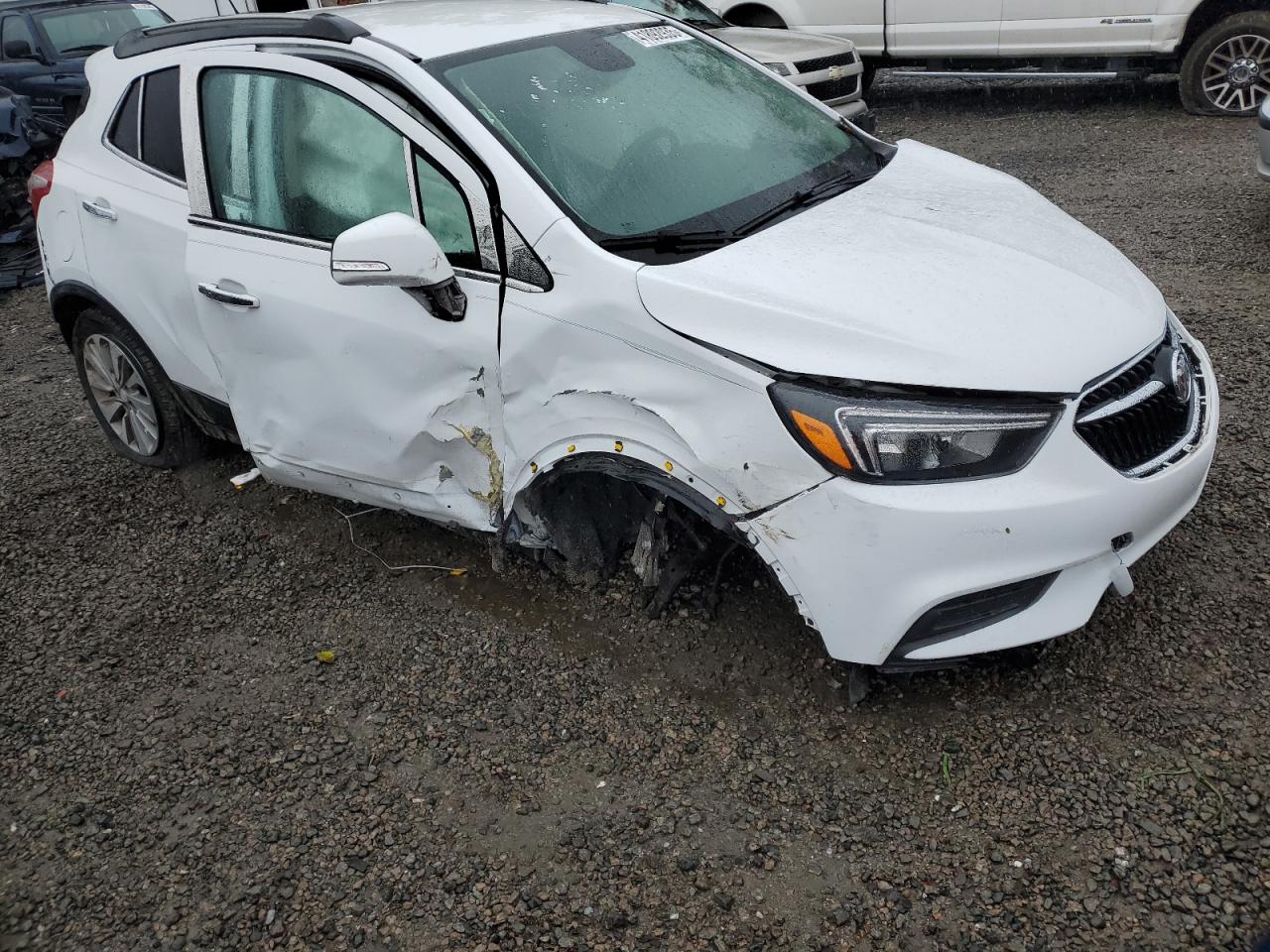 2019 Buick Encore VIN KL4CJASB7KB921048 Copart auction photo, all over damage thumbnail 4