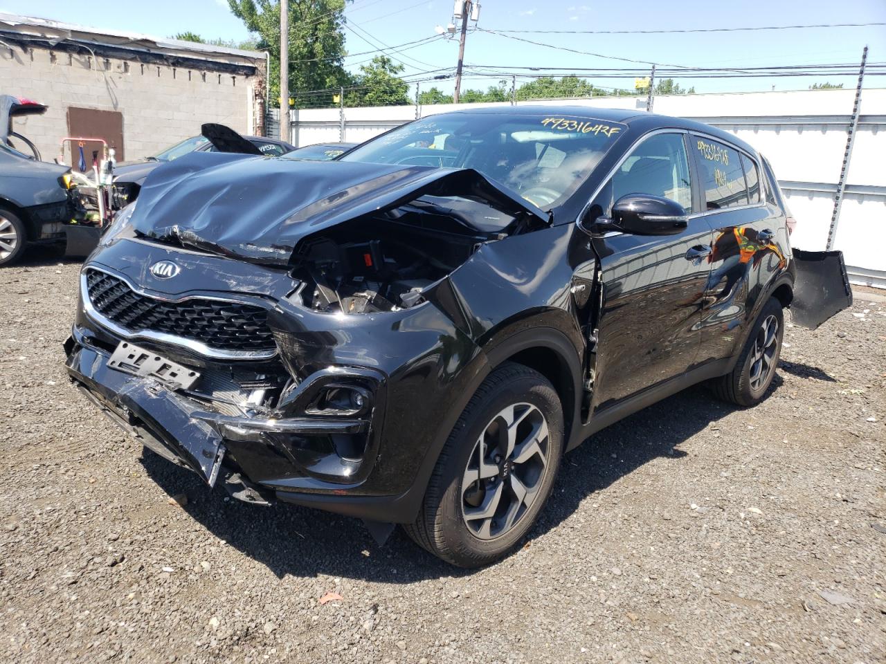2021 KIA Sportage VIN KNDPMCAC8M7882111 Copart auction photo, all over damage thumbnail 2