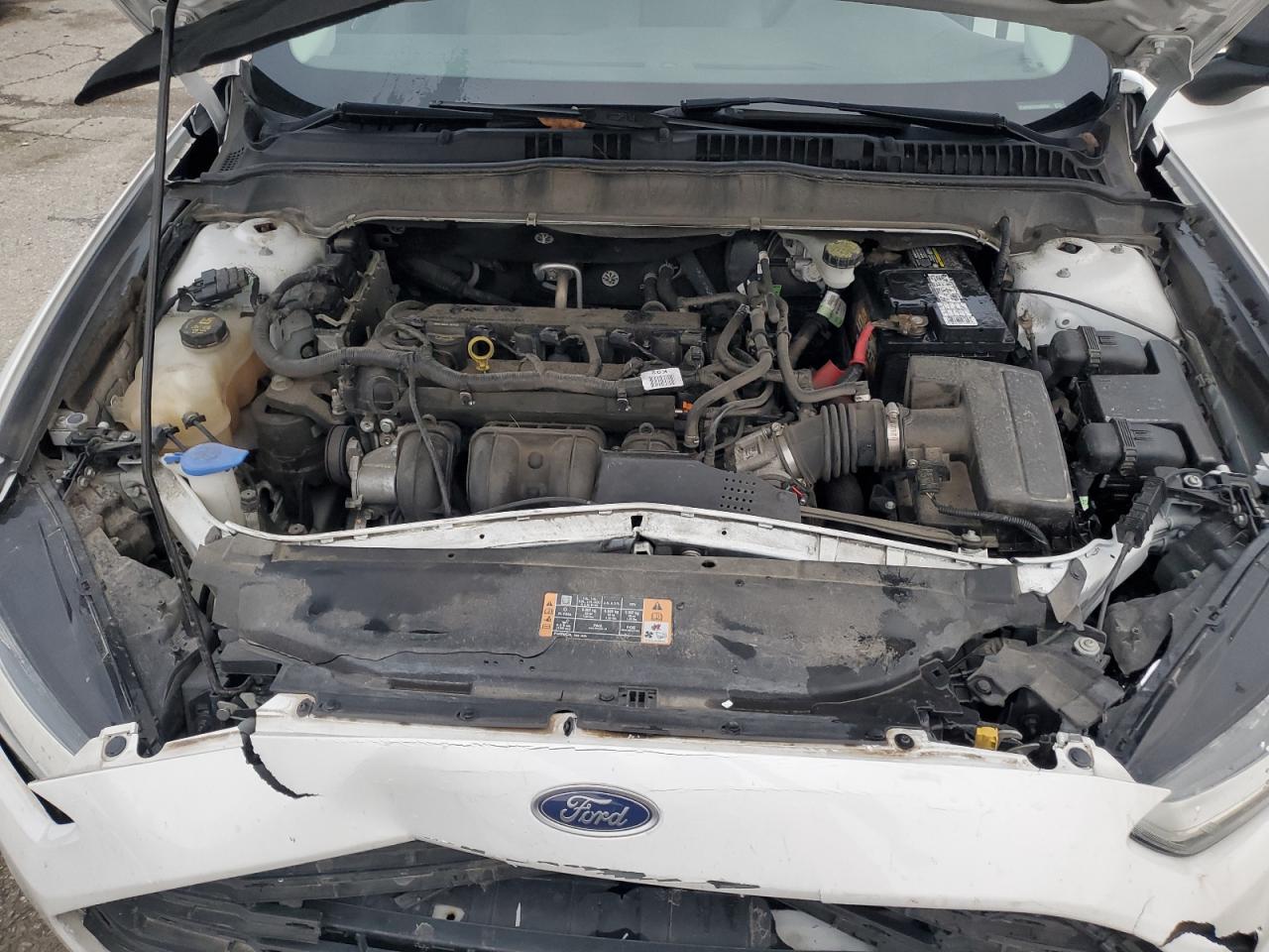 2014 Ford Fusion VIN 1FA6P0G72E5358046 Copart auction photo, front end damage thumbnail 11