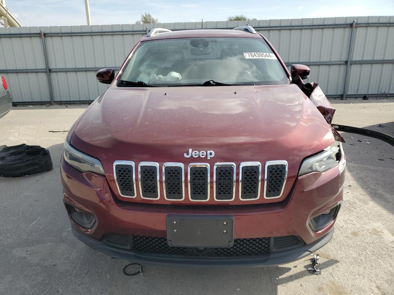 2021 Jeep Grand Cherokee VIN 1C4PJMMX6MD103304 Copart auction photo, front end damage thumbnail 5
