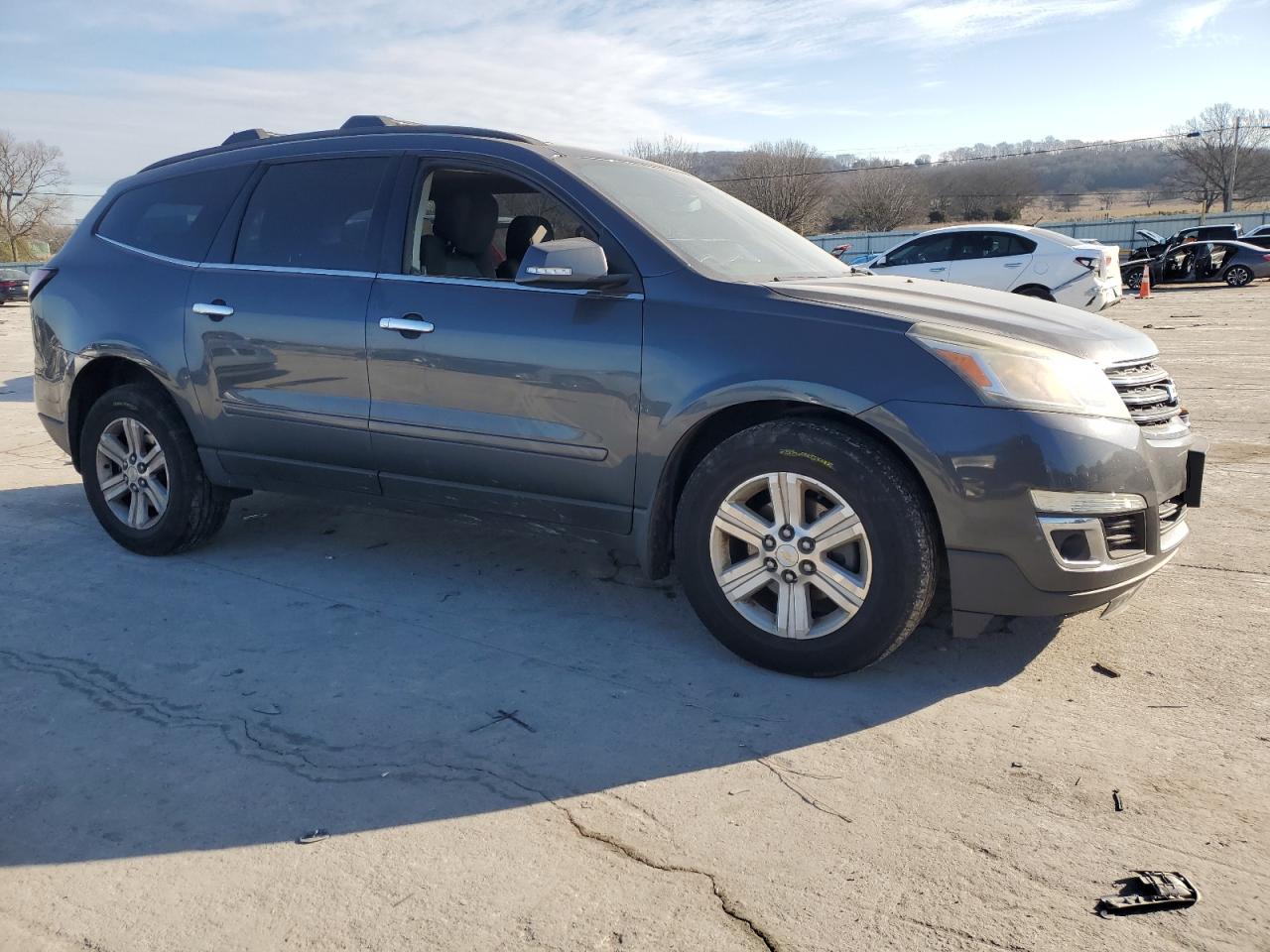 2013 Chevrolet Traverse VIN 1GNKVGKD9DJ206573 Copart auction photo, front end damage thumbnail 4