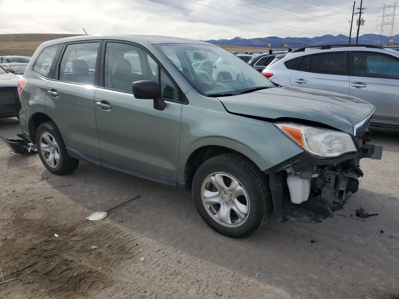 2014 Subaru Forester VIN JF2SJAAC2EH487619 Copart auction photo, front end damage thumbnail 4