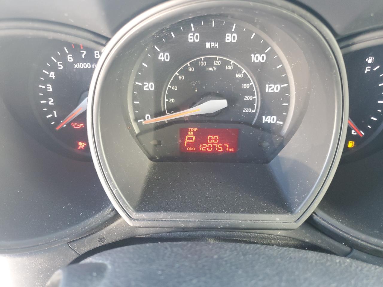 2013 KIA Rio VIN KNADM4A35D6213984 Copart auction photo, vandalism damage thumbnail 9