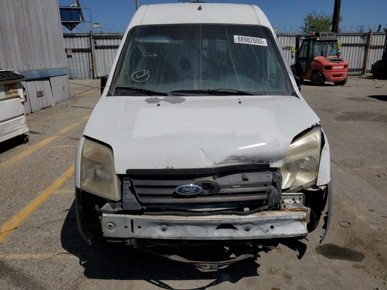 2013 Ford Transit VIN NM0LS7DN7DT170007 Copart auction photo, front end / side damage thumbnail 5