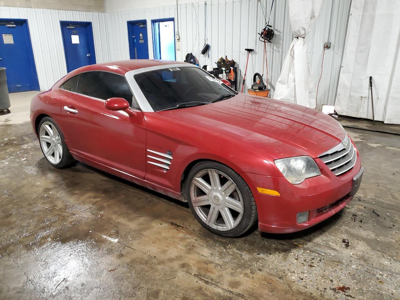 2004 Chrysler Crossfire VIN 1C3AN69L34X015440 Copart auction photo, rear end / side damage thumbnail 4