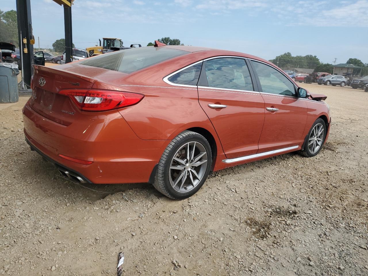 2015 Hyundai Sonata VIN 5NPE34AB4FH197626 Copart auction photo, front end damage thumbnail 3