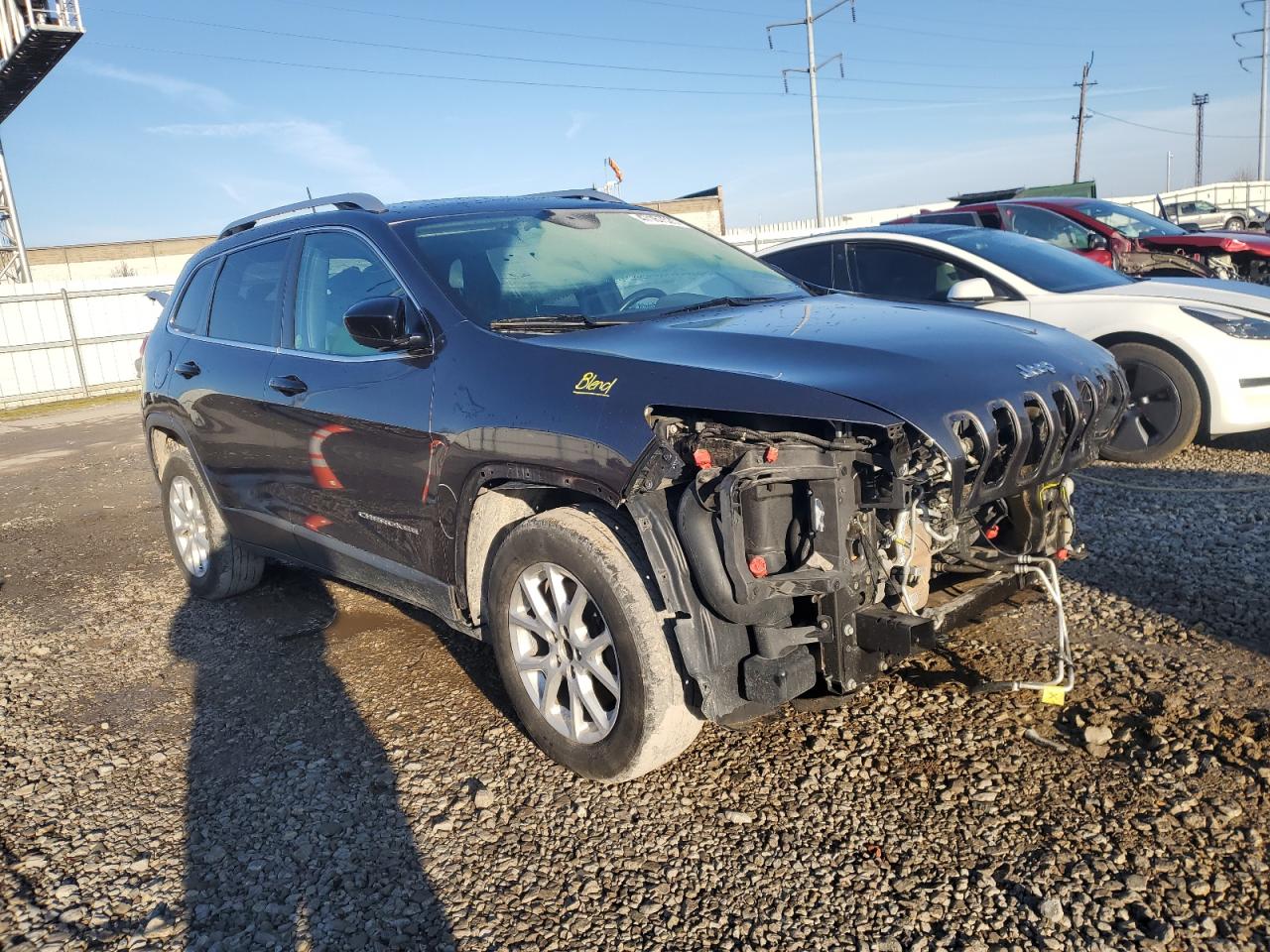 2018 Jeep Grand Cherokee VIN 1C4PJMLX2JD599568 Copart auction photo, front end damage thumbnail 4