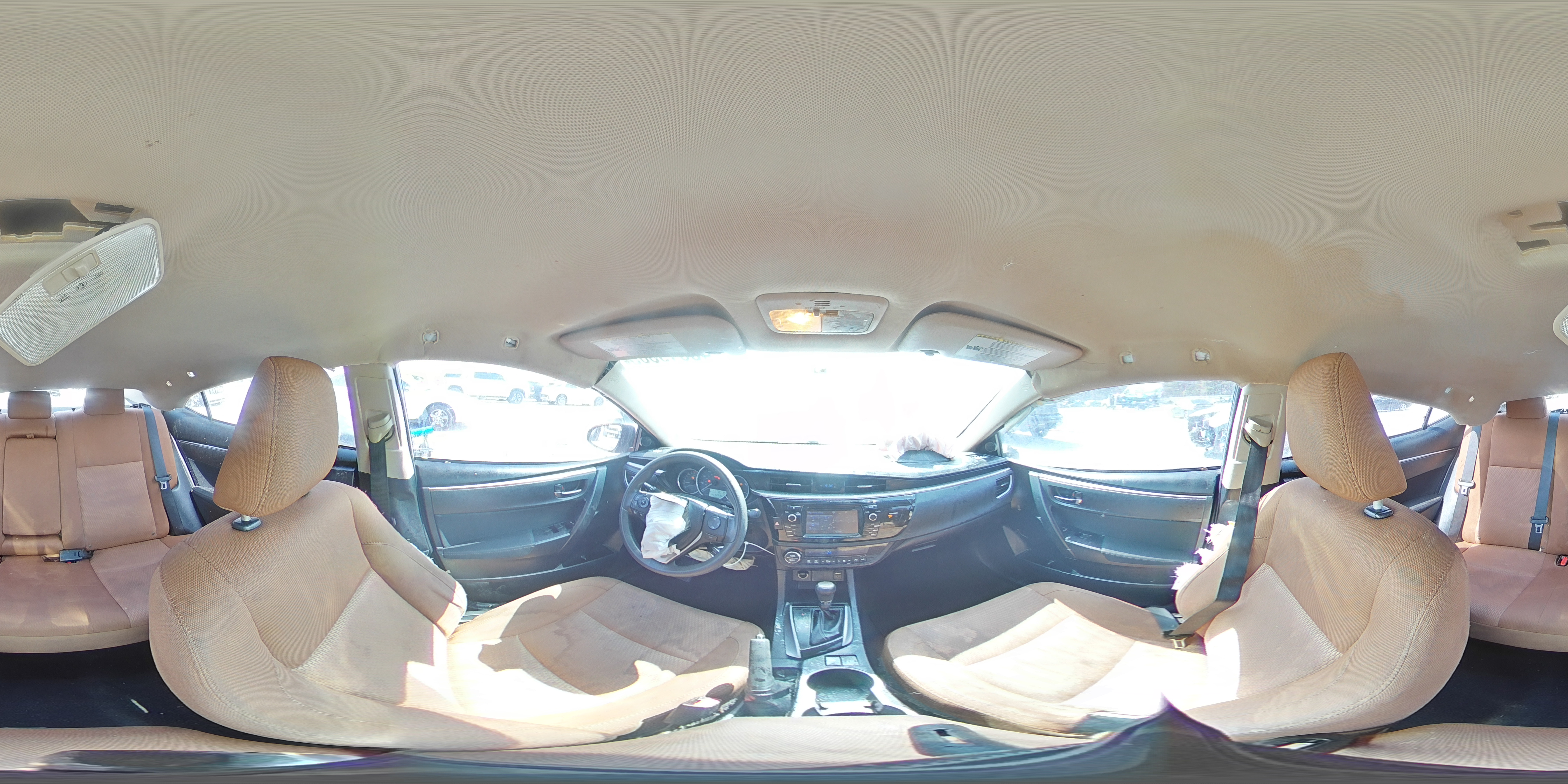 2015 Toyota Corolla VIN 2T1BURHE8FC439852 Copart auction photo, rollover damage thumbnail 12