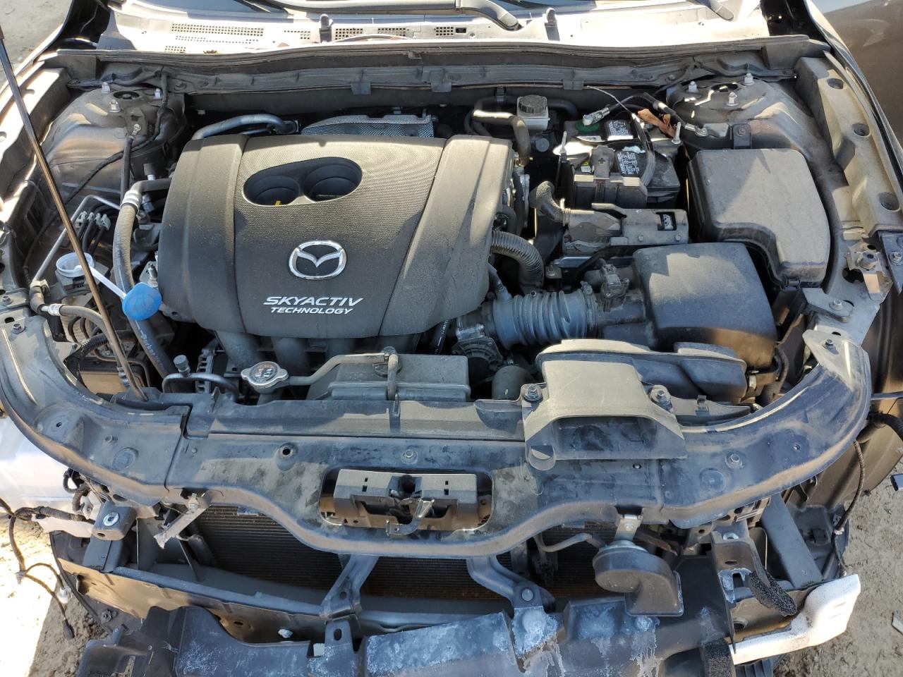 2016 Mazda 3 VIN JM1BM1U70G1303665 Copart auction photo, front end damage thumbnail 11