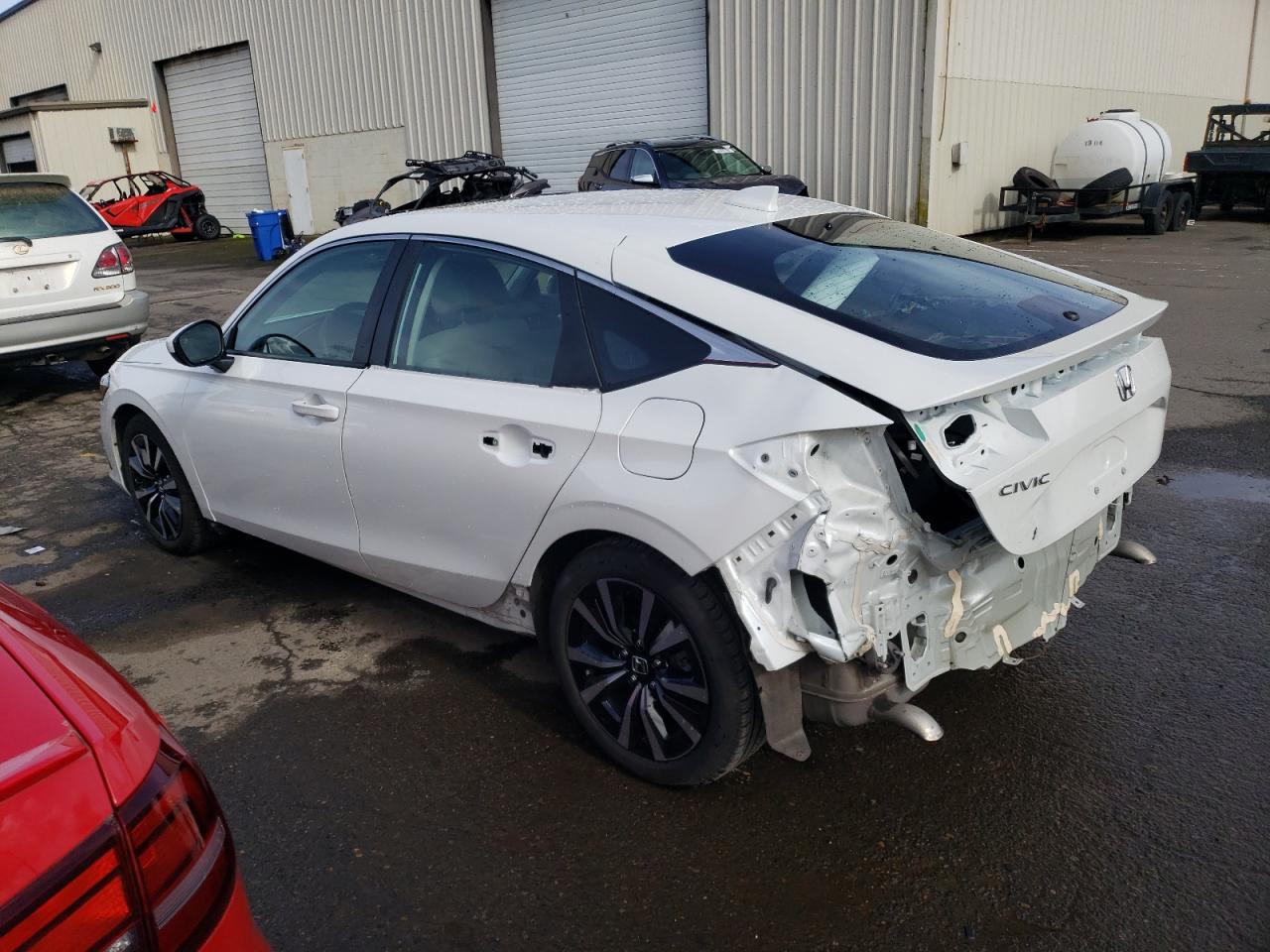 2024 Honda Civic VIN 19XFL1H79RE004674 Copart auction photo, rear end damage thumbnail 2