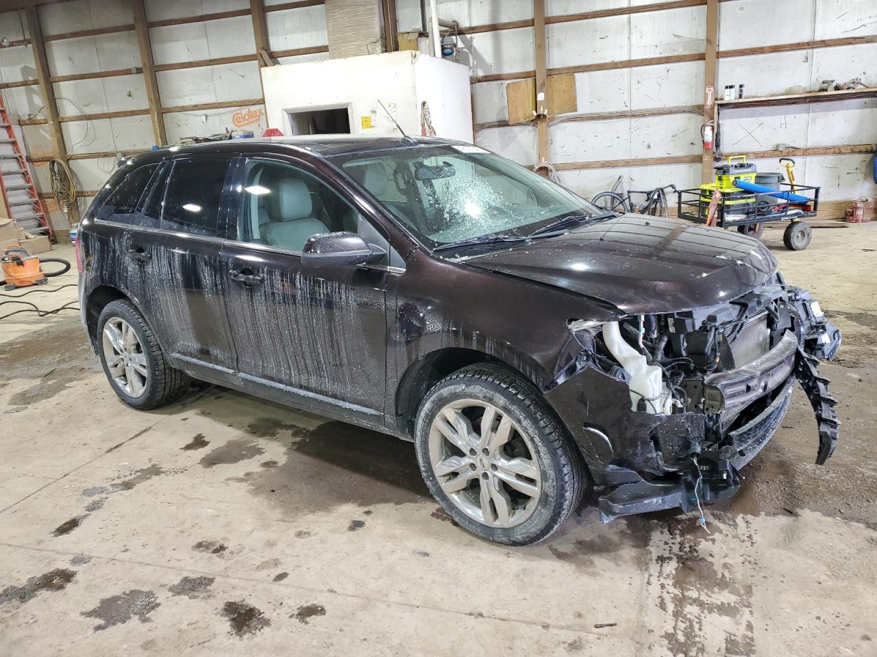 2014 Ford Edge VIN 2FMDK3KC3EBA03786 Copart auction photo, front end damage thumbnail 4