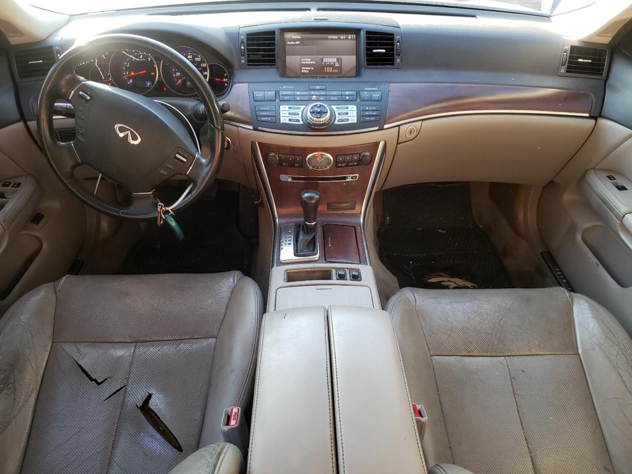 2008 Infiniti M VIN JNKAY01E78M603392 Copart auction photo, front end / undercarriage damage thumbnail 8