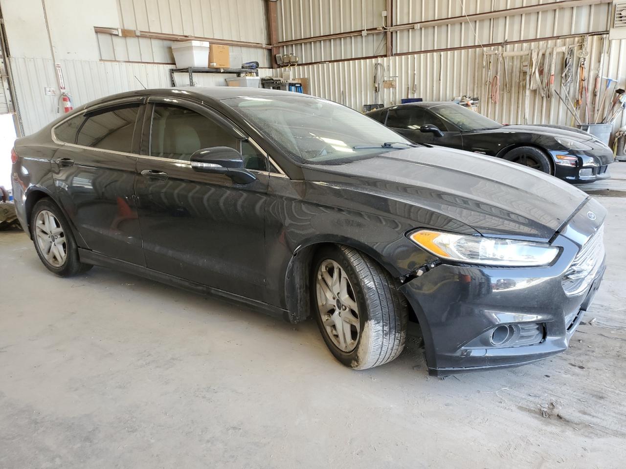 2016 Ford Fusion VIN 3FA6P0HD0GR197314 Copart auction photo, undercarriage / front end damage thumbnail 4