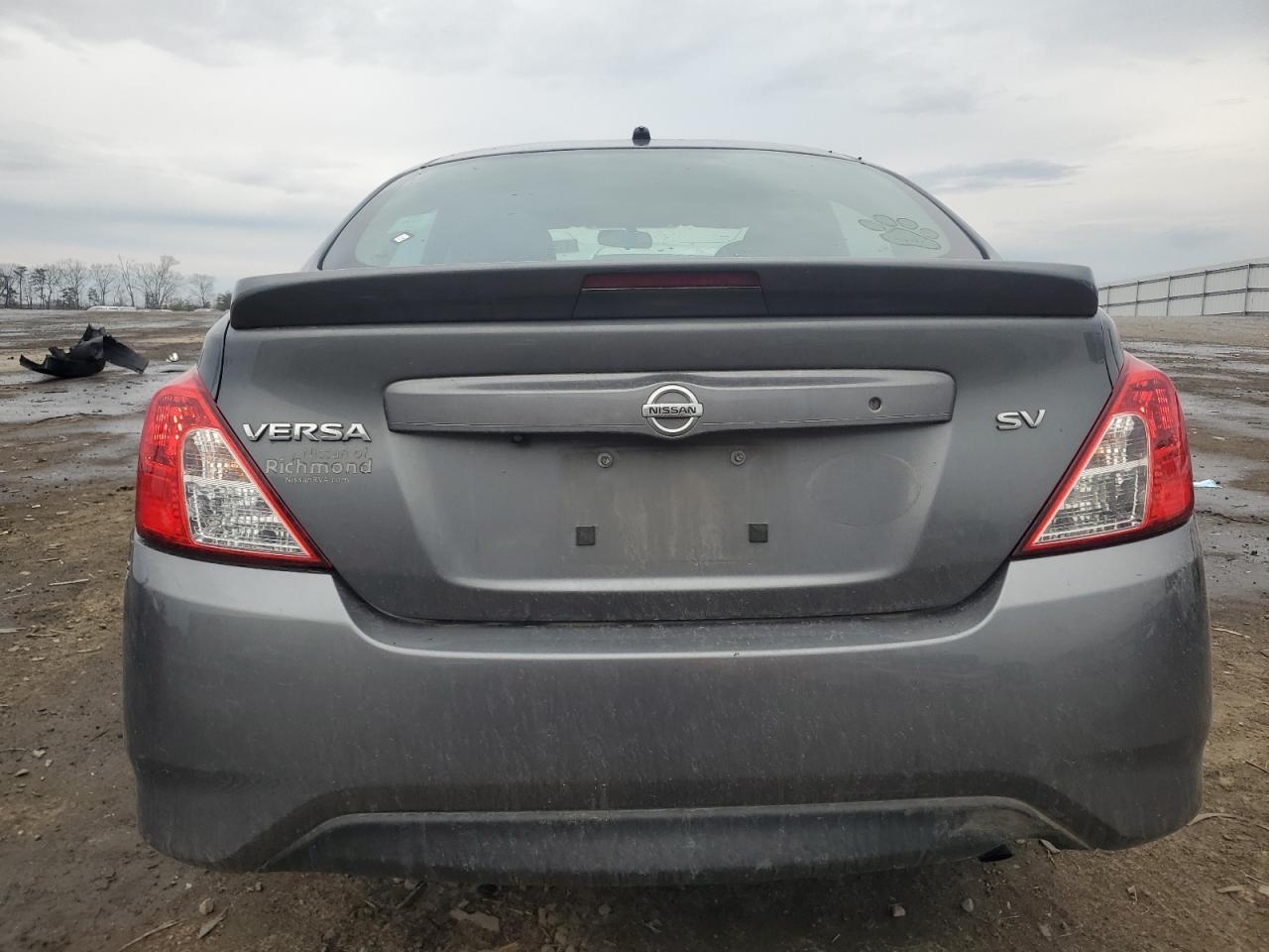 2019 Nissan Versa VIN 3N1CN7AP1KL831549 Copart auction photo, side / front end damage thumbnail 6