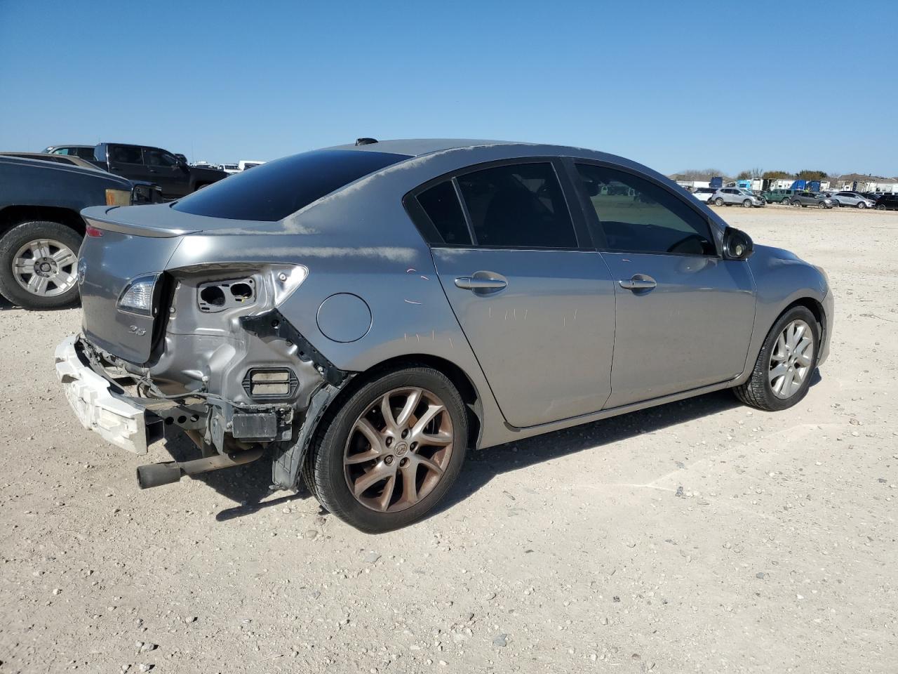 2012 Mazda 3 VIN JM1BL1W58C1500530 Copart auction photo, rear end damage thumbnail 3