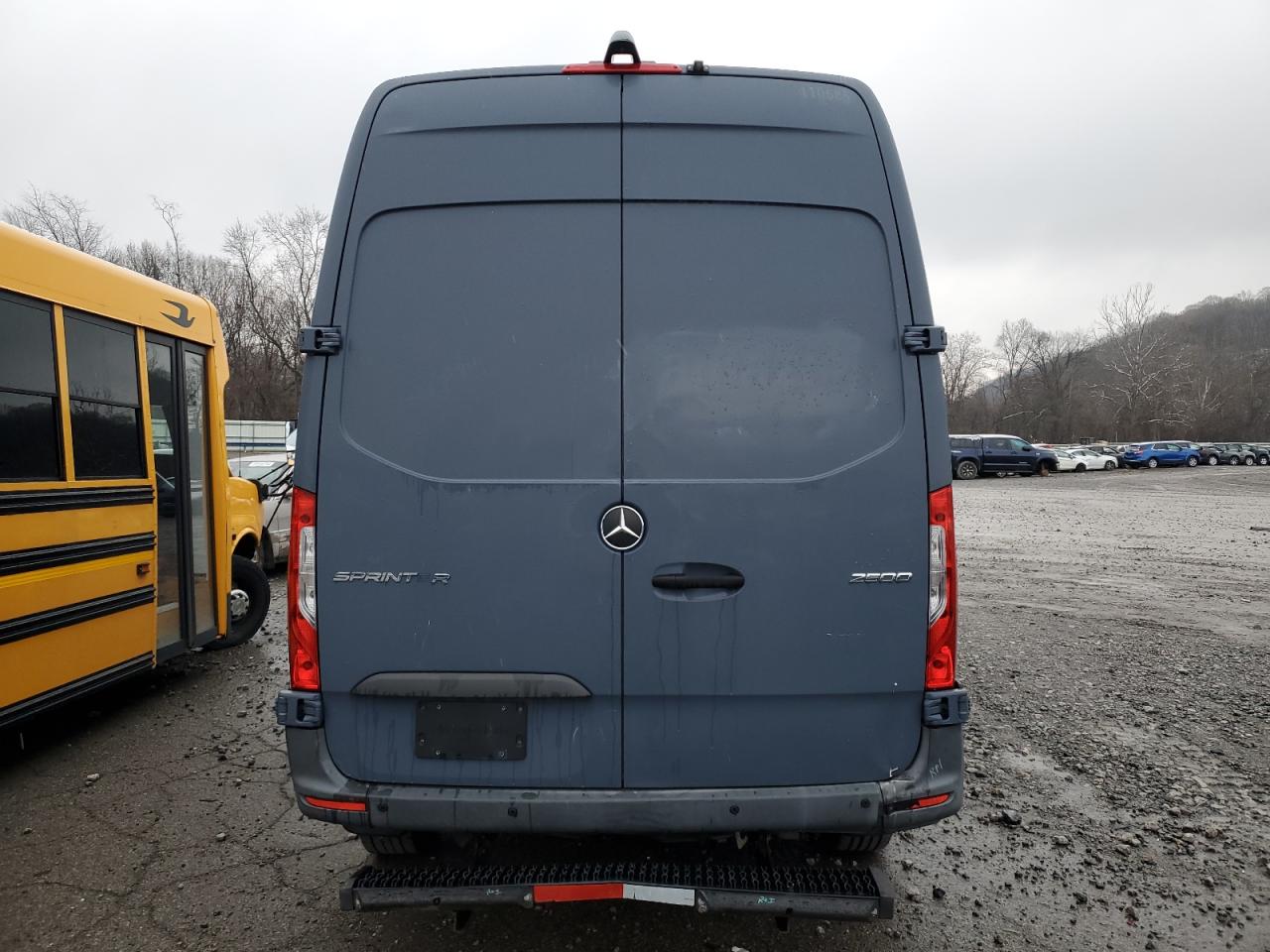 2019 Mercedes-Benz Sprinter VIN WD4PF0CD1KP103617 Copart auction photo, side / top/roof damage thumbnail 6