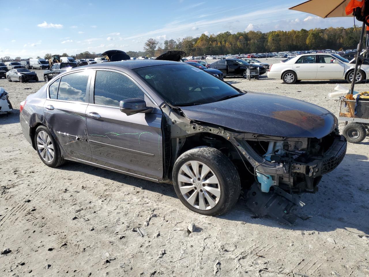 2014 Honda Accord VIN 1HGCR2F86EA098580 Copart auction photo, all over damage thumbnail 4