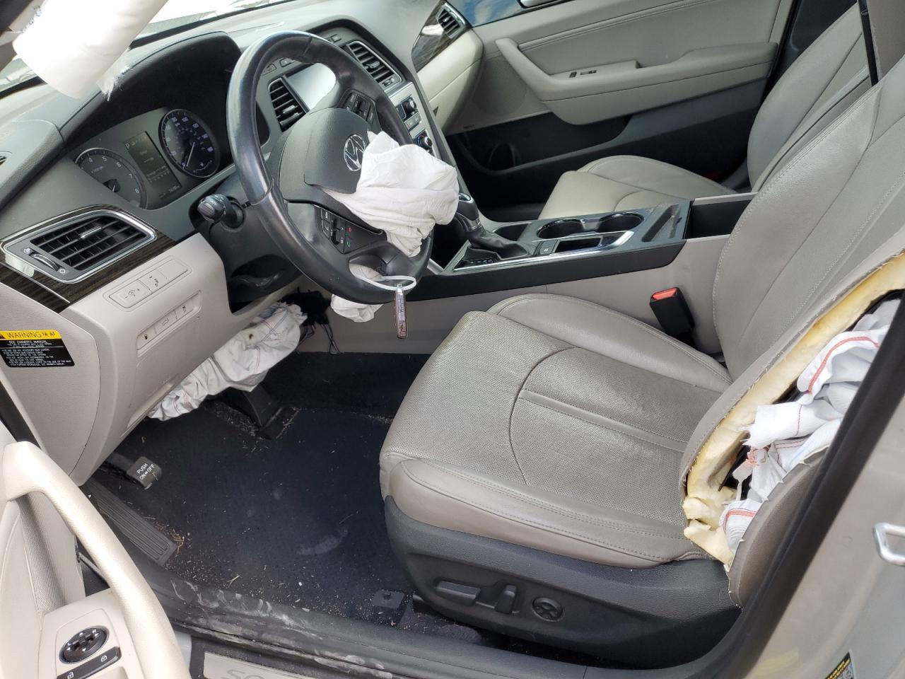 2017 Hyundai Sonata VIN 5NPE34AF8HH555252 Copart auction photo, front end damage thumbnail 7