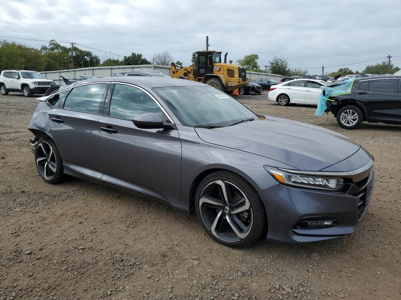 2018 Honda Accord VIN 1HGCV1F36JA231407 Copart auction photo, rear end damage thumbnail 4
