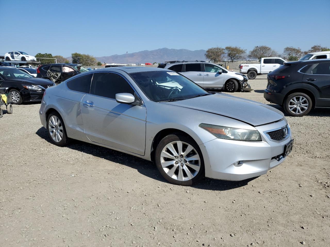 2010 Honda Accord VIN 1HGCS2B86AA007893 Copart auction photo, side / front end damage thumbnail 4